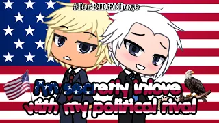 I'm secretly inlove with my political rival | original GLMM | satire |voiced | trump x biden | 13+‼️
