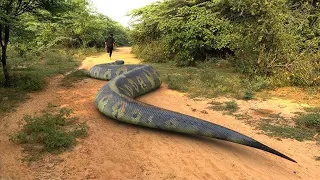 Anaconda Snake Chasing | Anaconda Snake 3 In Real Life Video | Anaconda Snake Attack In Real Life