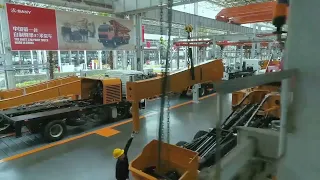 SANY® Smart Factory -Truck mounted Concrete Pump Product Line