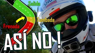 CÓMO TRAZAR CURVAS en MOTO [ + 5 Consejos ÚTILES ] [Pilota con Majes 3]