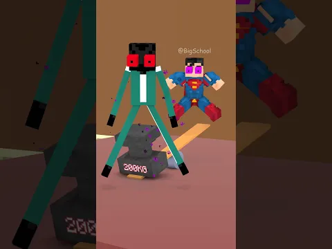 When Enderman v.s Superman v.s Old Man Plays Squid Game |  Minecraft Animations