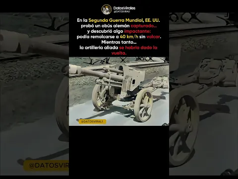 Prueba Extrema: Artillería Alemana vs Gravedad #ww2 #shorts #asombroso