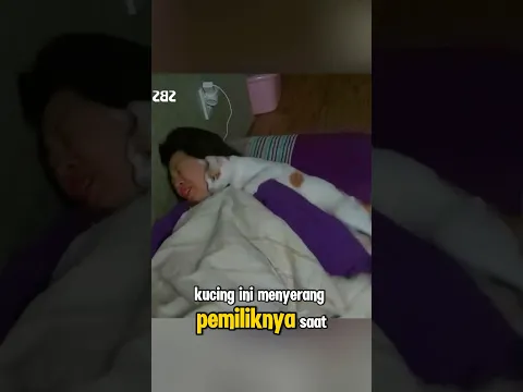 dicakar kucing saat tidur🙀