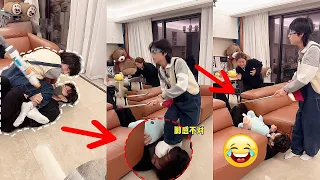 一航蒙眼摸瞎挑战！这是和枫哥有多大仇，处处直击要害！【一航1】