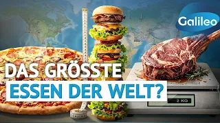 XXL-Food-Rekorde: Vom schwersten Steak bis zur größten Pizza!  | Galileo 360° | ProSieben