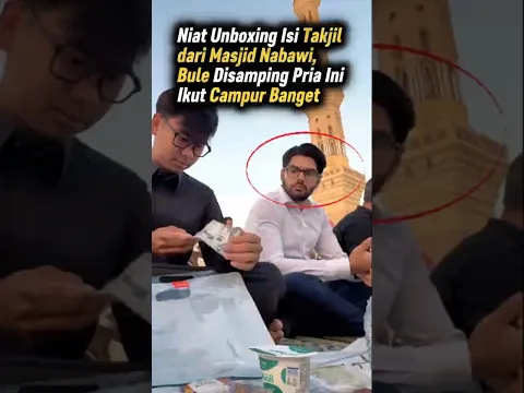 Niat Unboxing Takjil, Malah diganguin Bule