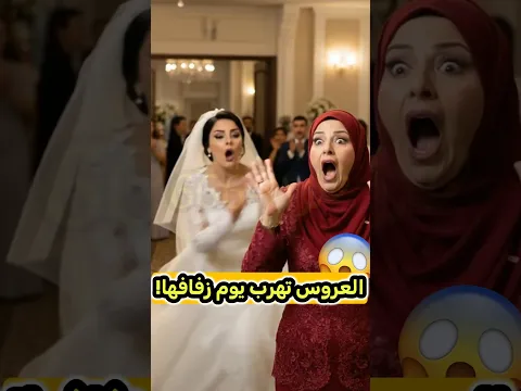 ليلة العمر تحولت إلى صدمة… العروس تهرب أمام الجميع 😱!