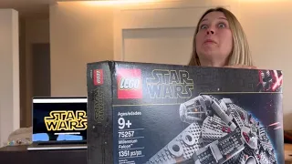 Montando meu primeiro Lego! millenium falcon Starwars