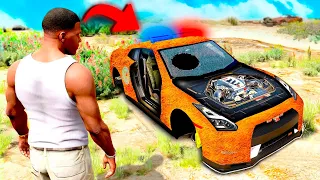 Robando Coches DE POLICÍA MILLONARIOS ABANDONADOS en GTA 5 !! 🚓🚨