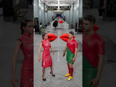 GTA V New Kiss or Save Run Ronaldo vs Georgina Funny Epic Challenge! @cristiano