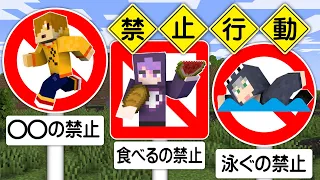 【マインクラフト】今からあなたは〇〇が禁止です【日常組】