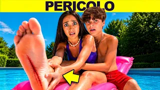 SHOCK: LA BADDIE CADE IN PISCINA E SI FA MALE.. IL LEADER LA SALVA!