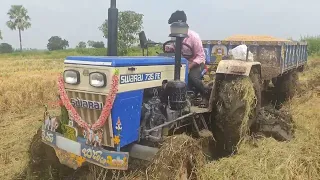 Swaraj 735 loading tractor 😭😭😔