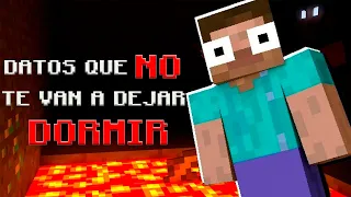 MINECRAFT datos que NO te dejarán DORMIR 😨