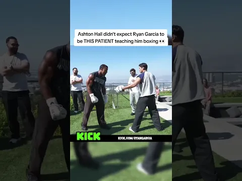 Ryan Garcia left Ashton Hall shocked because he didn't expect Ryan Garcia to be THIS PATIENT👀🥹
