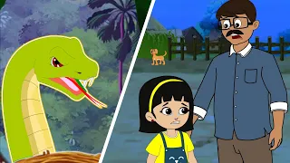 Gopi aur Meenu ne Nana-Nani ke ghar Saap dekha | Hindi Kahaniya for kids