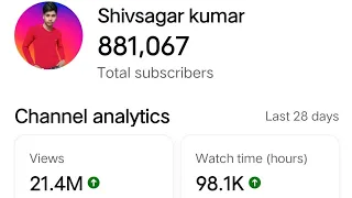 Shivsagar kumar  your channel check