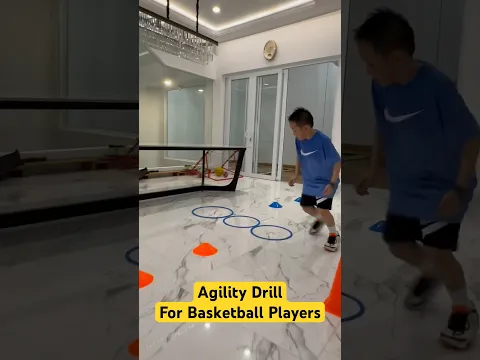 Agility Drill using Cones to Improve Speed and Explosive Power for Kids #speedandagility