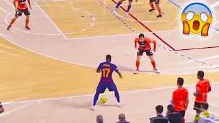 QUANDO OS DRIBLES NO FUTSAL PASSAM DO LIMITE 😱
