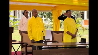 President Museveni addresses media after winning elections