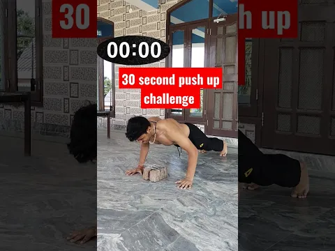 50 push up in 30 second #trandingshorts #fitness #pushup #shortsfeed