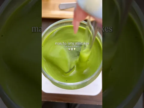 matcha latte mistakes for beginners 🍵🥛💡