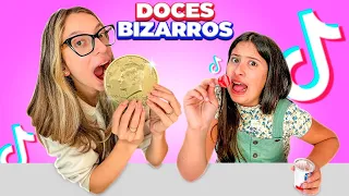 EXPERIMENTANDO DOCES BIZARROS do TIKTOK feat @FamíliaMariaClaraeJP