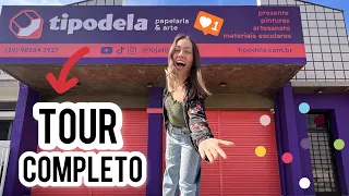 Tour completo pela LOJA TIPODELA! A papelaria mais incrível do Brasil!