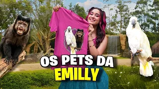 PETS DA EMILLY VICK🩷🤍[um pouco do Afonso e do milk🦜🐒