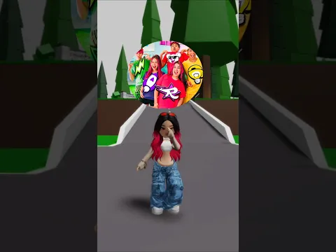 Trollando o grupo dos rosa fingindo ser uma moradora de rua #roblox