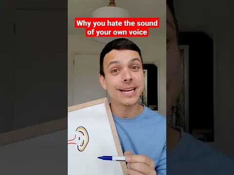 Why you hate the sound of your own voice #shorts