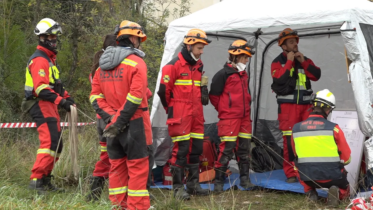 L’EREC fa un simulacre de terratrèmol a les Masies de Voltregà