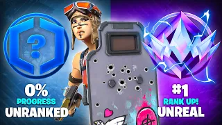 UNRANKED to UNREAL Solo Speedrun (Fortnite Zero Build)
