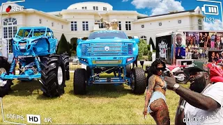 Rick Ross Promise Land Car Show 2022 | BADDIES & Donks, Custom cars EXOTIC CARS!