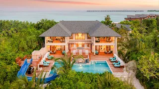 Four-Bedroom Sultan Beach Residence at Hideaway Beach Resort & Spa, Maldives - Villa Tour