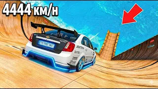 QAYSI MASHINA ENG UZOQ SAKRAYDI?! 😱 GTA 5 MEGA RAMPA