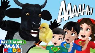 PINTINHO AMARELINHO FOGE DO BOI DA CARA PRETA | NURSERY RHYMES KIDS SONG | DESENHO INFANTIL ANIMAÇÃO