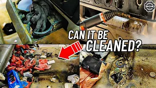 Can It Be Cleaned? Cleaning A Filthy Farm Truck For Free! Best Car Detailing Restoration Ever