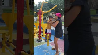 Haciendo ejercicio