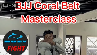 BJJ Masterclass with Coral Belt (8th Degree) Waldomiro Perez Jr. - Escapes and Counters