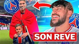JE RÉALISE SON RÊVE 😍 (il rencontre HAKIMI)