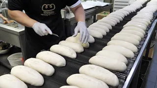 엄청납니다! 아끼지 않는 마늘과, 비법 소스로 대박터진 마늘 바게트 빵 / Mass production of overwhelming garlic bread
