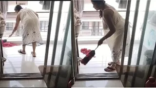 Cleaning vlog/Drawing room slide door spider web cleaning 🧹#minivlog #cleaning #cleaningroutine