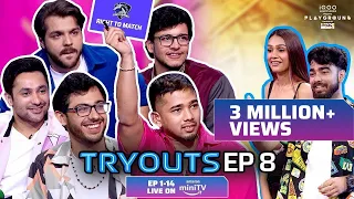 PLAYGROUND 2 TRYOUTS EP 8 ft. @CarryMinati  @triggeredinsaan  | ALL Episodes LIVE on Amazon miniTV