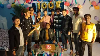 // 100k Subscriber Complete Night Celebration Youtube Family Tabish Team09 // #vlog #celebration