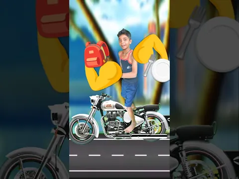 Garena Free Fire And Chotu School On Bike🤩😂🔥 #shorts#freefireshorts