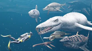 Largest Sea Creatures Size Comparison | 3d Animation Comparison | Real Scale Comparison