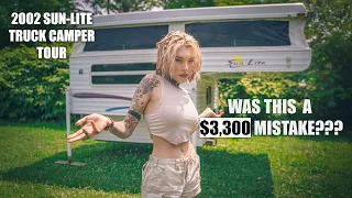 i bought an old TRUCK CAMPER...was this a mistake?