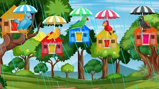 Jungle main Barish | Chidiya Cartoon Kahani | Kauwa Chidiya Stories | Tuni Chidiya Cartoon | Maza Tv