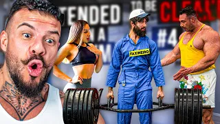 Levantador de Peso Profissional Finge ser Faxineiro na Academia | Anatoly